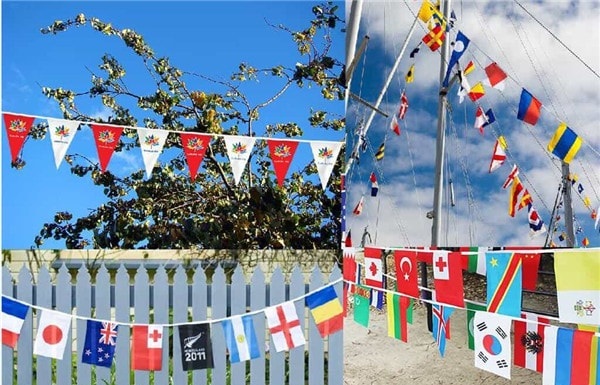 string pennant flags